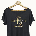 Future Mrs. Personalized Shirt - Loose Fit