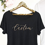 Custom Text Shirt - Loose Fit