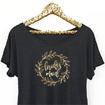 Wreath Bridal Party Shirt - Loose Fit