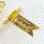 Bridal Party Flag Labels (set of 10)