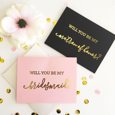 Be My Bridal Party Cards (set of 4)