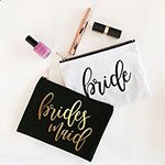Bridal Party Canvas Cosmetic Bags