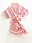 Cotton Lace Monogram Child Robes