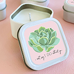 Can't Say I DO Succulent Candles (set of 12)