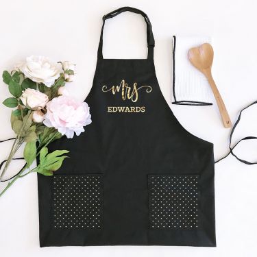 Mr & Mrs Personalized Aprons