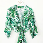 Palm Leaf Cotton Robes