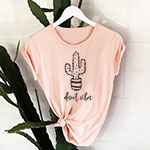Fiesta Blush T-Shirt - Semi-Fitted