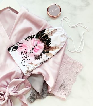 Floral Robe Pouch