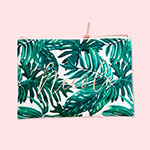 Palm Leaf Cosmetic Bag