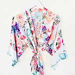 Monogram Succulent Cotton Robe