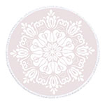Boho Round Towel