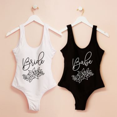 Bridal Floral One Piece Swimsuit