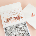 Bridesmaid Proposal Box - Metallic
