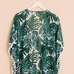 Bridal Palm Leaf Swim Cover