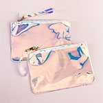 Blank Holographic Cosmetic Bag