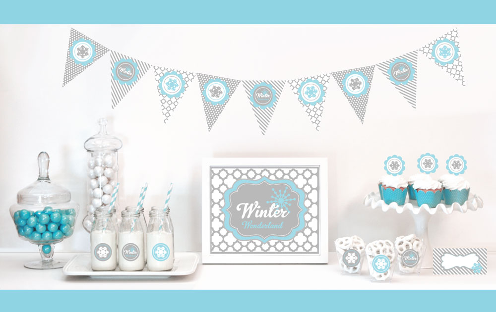 Wholesale Wedding Favors, Party Favors, by Event Blossom Winter Wonderland Party  Decorations Starter Kit