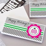 Personalized Holiday Party Candy Wrapper Covers
