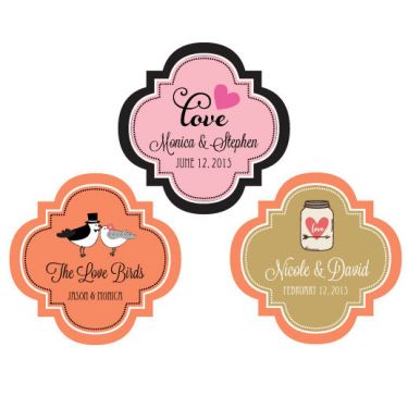 Personalized Theme 1.5" Mini Favor Labels