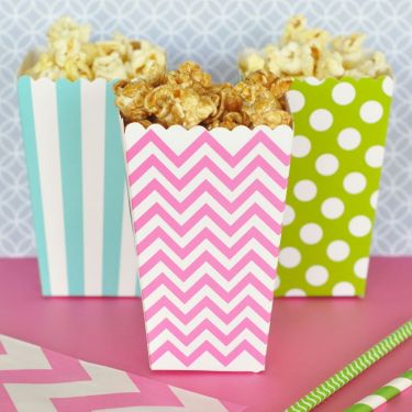 DIY Popcorn 'n Treats Boxes (Set of 12)