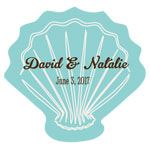 Personalized Seashell Stickers